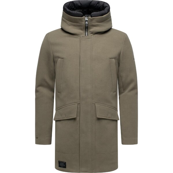 STONE HARBOUR Zimný kabát Fenroos sépiová / čierna 65893340