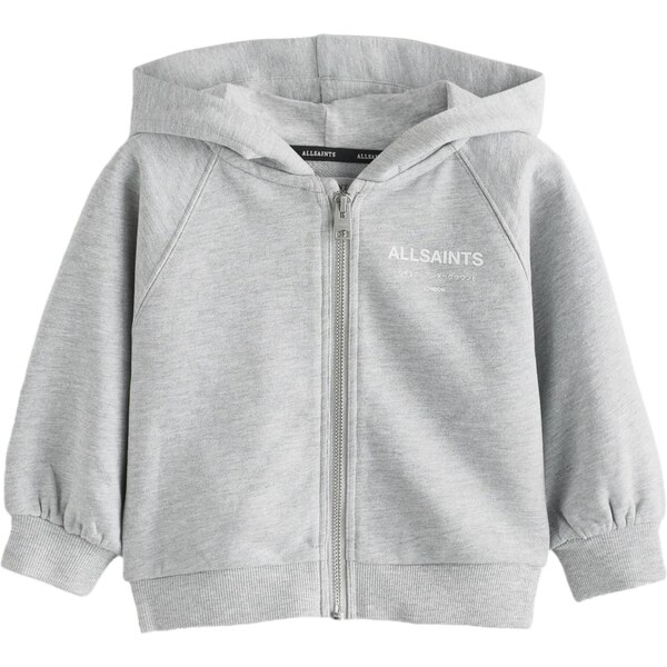 smALLSAINTS Tepláková bunda Underground sivá / biela 65816854