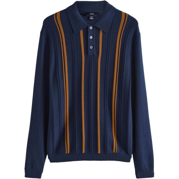 Next Tričko námornícka modrá / oranžová 65816868