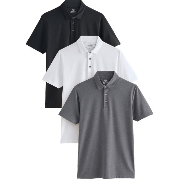 Next Tričko čadičová / čierna / biela 65816904