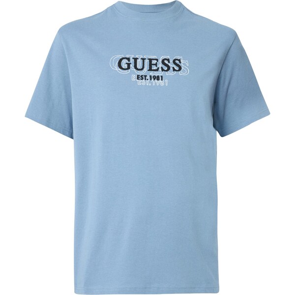 GUESS Tričko svetlomodrá / čierna / biela 65835965