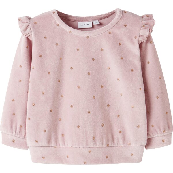 NAME IT Mikina NORAH zlatá / orgovánová 65817051