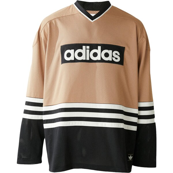 ADIDAS ORIGINALS Tričko HCKY kapučíno / čierna / biela 65817062