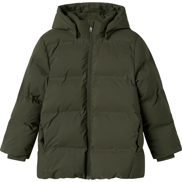 NAME IT Zimná bunda NKNMusk tmavozelená 65817042