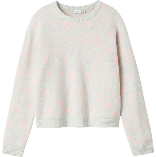 NAME IT Sveter NKFOLINE biela melírovaná 65817091