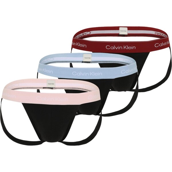 Calvin Klein Underwear Nohavičky svetlomodrá / rosé / rubínová / 65817093