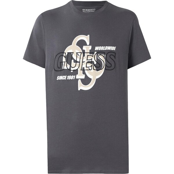 GUESS Tričko antracitová / sivobéžová / čierna / biela 65817155