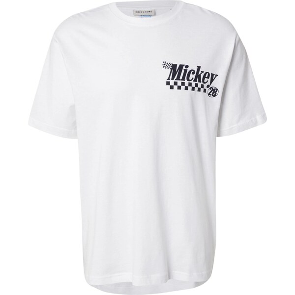 Only & Sons Tričko ONSMICKEY MOUSE čierna / biela 65817200