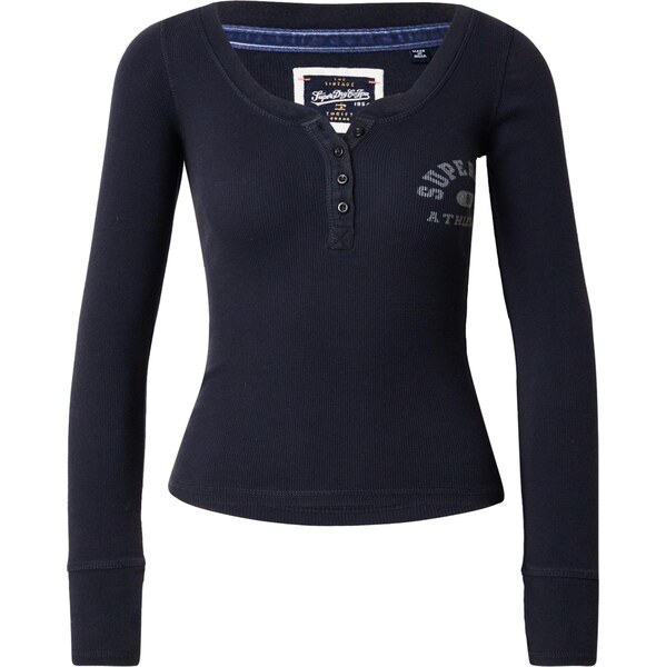 Superdry Tričko ATHLETIC námornícka modrá / svetlosivá 65896674