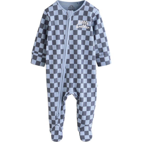 Next Pyžamo zafírová / svetlomodrá / biela 65894252