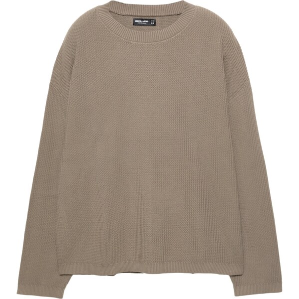 Pull&Bear Sveter svetlohnedá 65896433