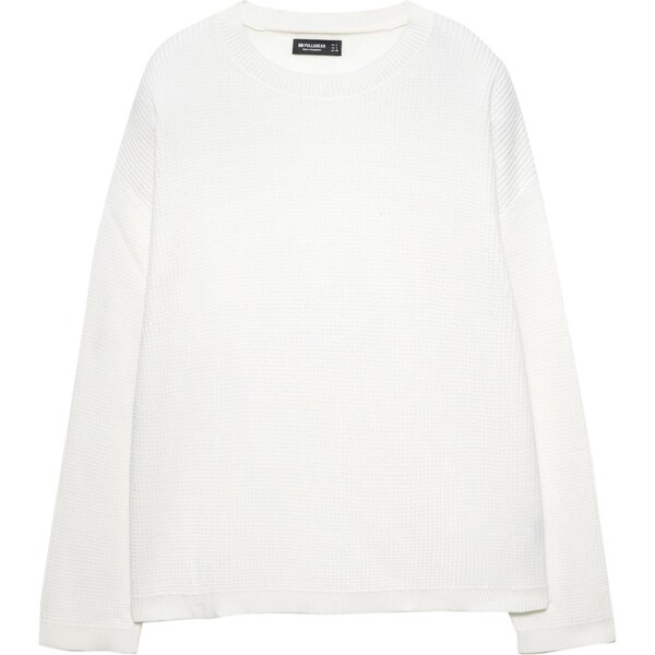 Pull&Bear Sveter biela 65896434