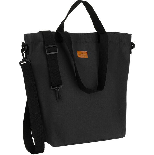 Peterson Tmavosivá dámska taška z polyesteru s vonkajším vreckom a 65817296