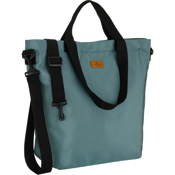 Peterson Svetlozelená dámska taška shopper z polyesteru s odnímateľným 65817293