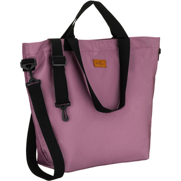 Peterson Veľká ružová dámska taška shopper z polyesteru s odnímateľným 65817298