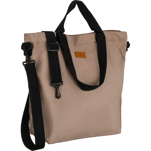 Peterson Veľká béžová dámska taška z polyesteru s odnímateľným 65817294