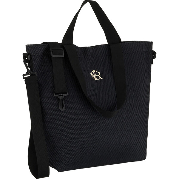 ROVICKY Čierna dámska taška z polyesteru s vonkajším vreckom a 65817305