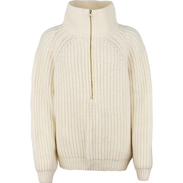 Vlnka Dámsky vlnený rolák so zipsom biela veľkosti oblečenia M/L 65817310