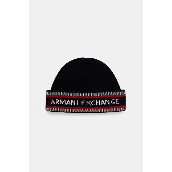 Čiapka s prímesou vlny Armani Exchange 65822810