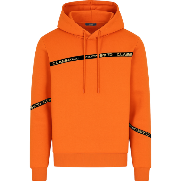 CAVALLI CLASS Logo Orange mikina 65825078