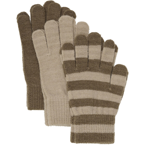 Minymo Pletené Rukavice Caribou 65825259