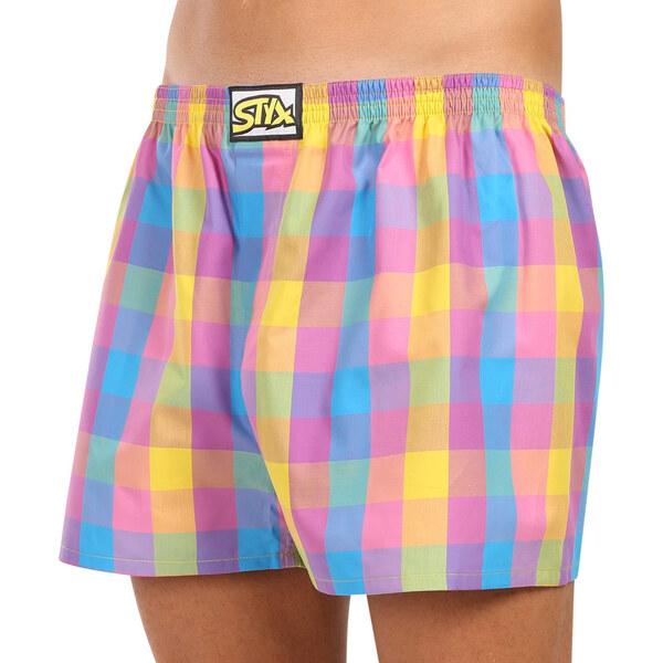 Pánske trenky Styx klasická guma nadrozmer viacfarebné (E1101) 4 65826851