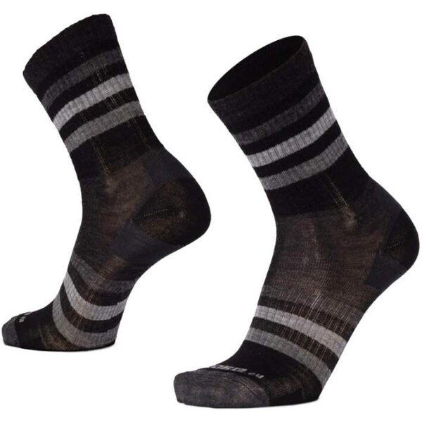 BESKYD LINE pruhované veselé merino ponožky Moose čierna S 1 pár 65826284