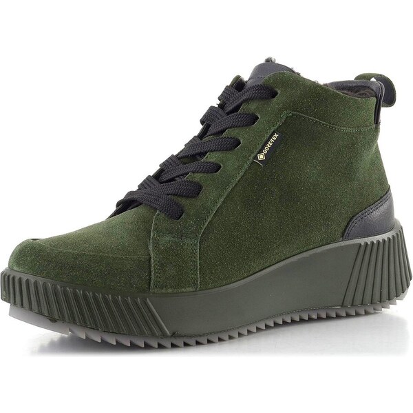 Ara šněrovací kotník s membránou Davos Fango/Schwarz 12-26908-06 65826290