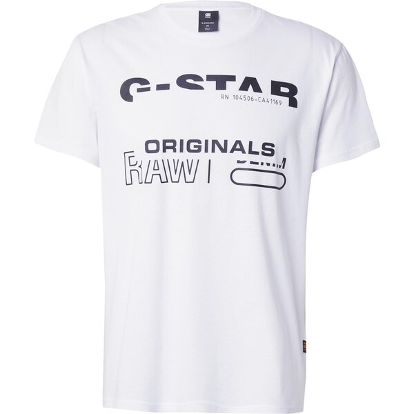 G-STAR Tričko čierna / biela 65834062