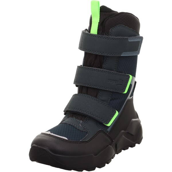 SUPERFIT Čižmy ROCKET limetová / petrolejová / čierna 65905423