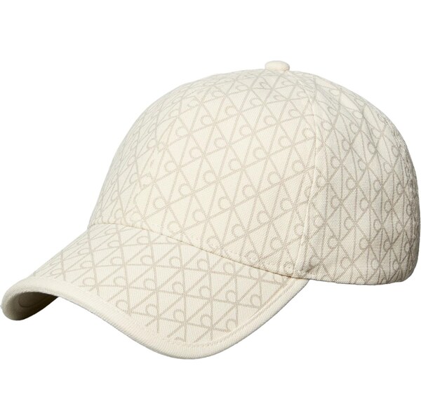 Calvin Klein Čiapka béžová / biela 65884268