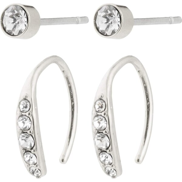 Pilgrim Náušnice Gionni strieborná 65835396