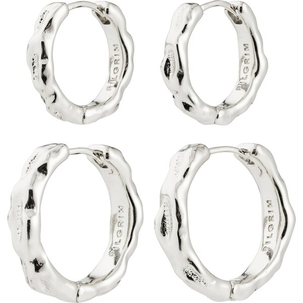 Pilgrim Náušnice Darby strieborná 65835414