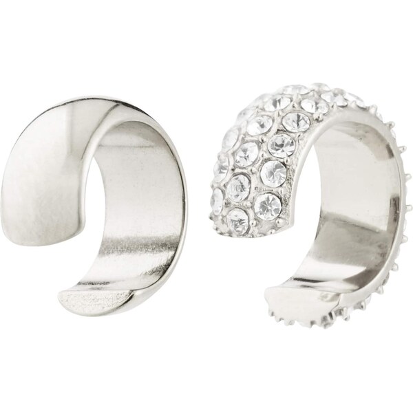 Pilgrim Náušnice Hudsyn strieborná 65835420