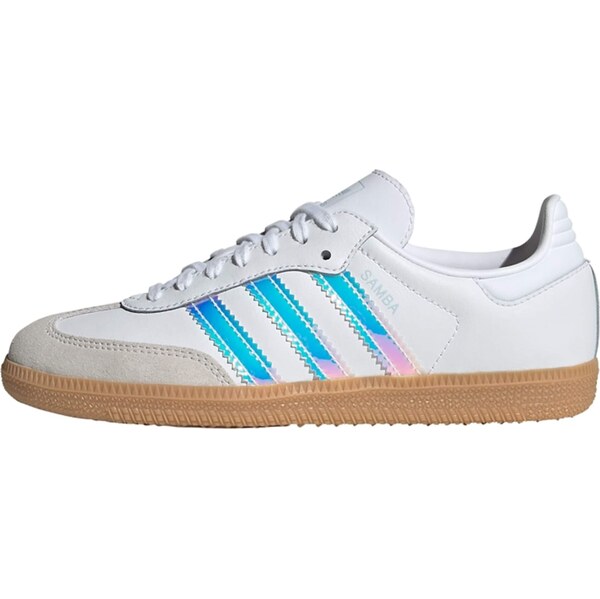 ADIDAS ORIGINALS Tenisky Samba azúrová / slivková / biela / šedobiela 65835430