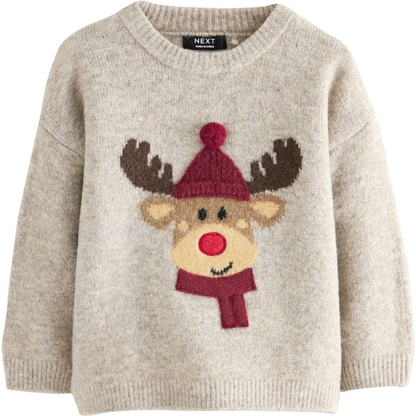 Next Sveter tmavobéžová / mokka / tmavohnedá / vínovo červená 65891903