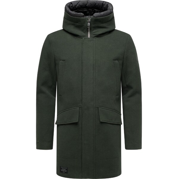 STONE HARBOUR Zimný kabát Fenroos tmavozelená 65893344