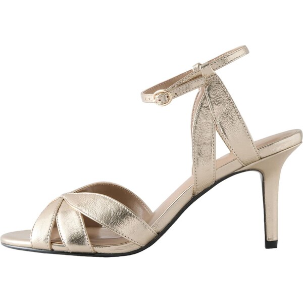 Next Remienkové sandále zlatá 65835929