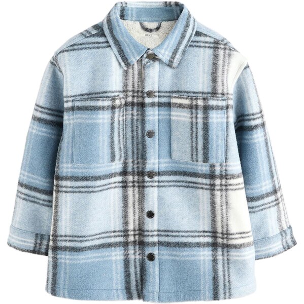 Next Prechodná bunda svetlomodrá / čierna / biela 65835930