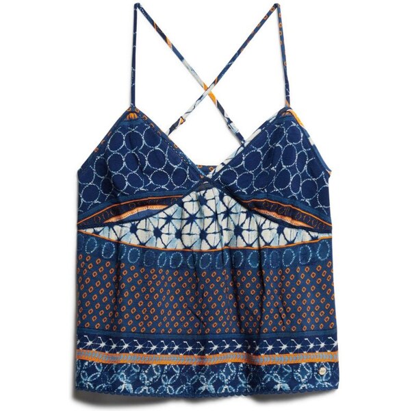 Superdry Top modrá melírovaná 65871992