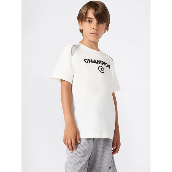 Champion Authentic Athletic Apparel Tričko sivá / čierna / biela 65836141
