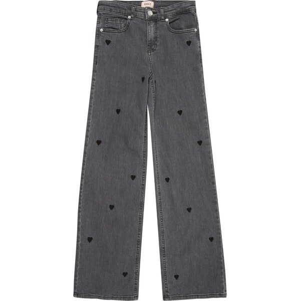 ONLY GIRLS Džínsy KOGJUICY sivý denim / čierna 65836203
