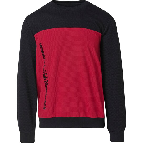 KOROSHI Sveter červená / čierna 65889711