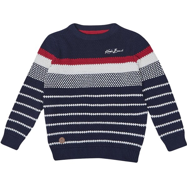 KOROSHI Sveter námornícka modrá / červená / biela 65893084