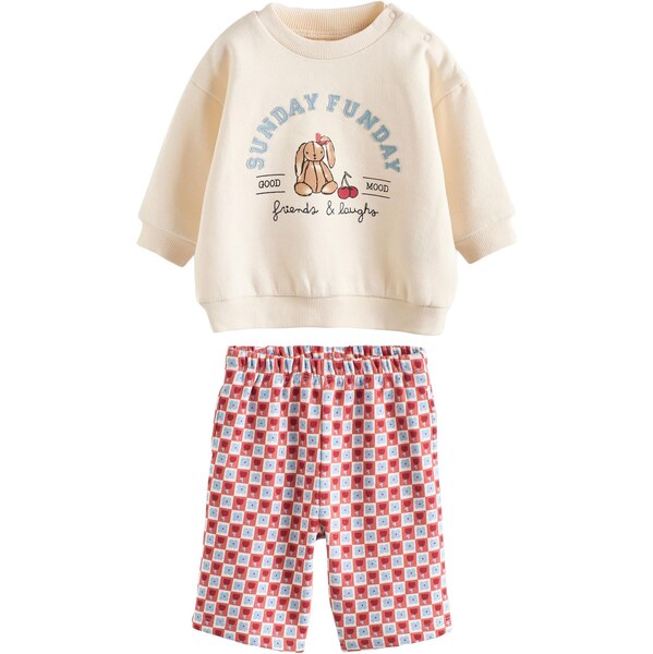 Next Set nebielená / svetlomodrá / hnedá / červená 65893993