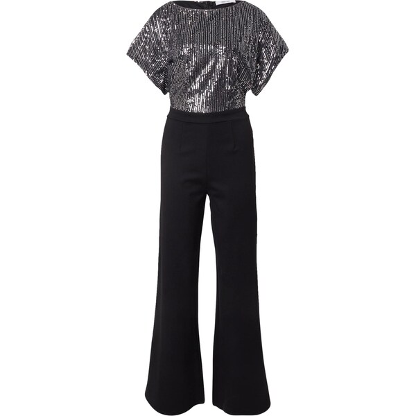 ABOUT YOU Overal Luna čierna / strieborná 65896740