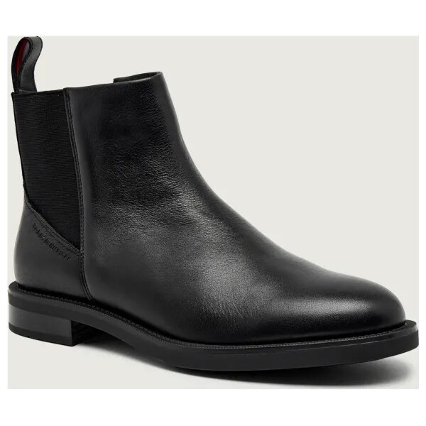 Tommy Hilfiger Kožené jazdecké topánky VOGUE LTH WARM CHELSEA 65827754