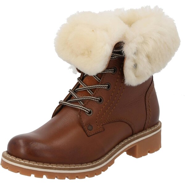 Palado Šnurovacie členkové čižmy Mashra hnedá 65852894