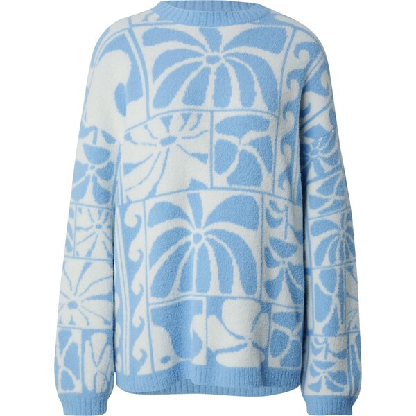 RIP CURL Športový sveter AOTS-TY WILLIAMS svetlomodrá / šedobiela 66009997