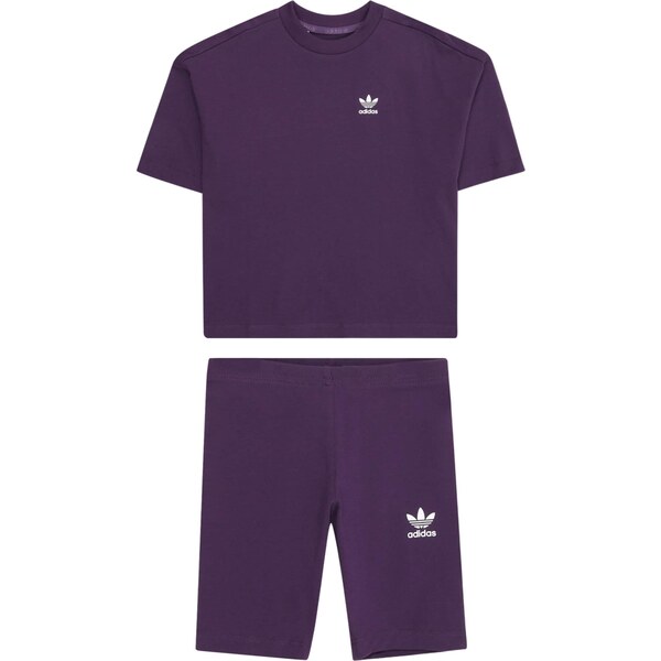 ADIDAS ORIGINALS Set baklažánová / biela 65844247